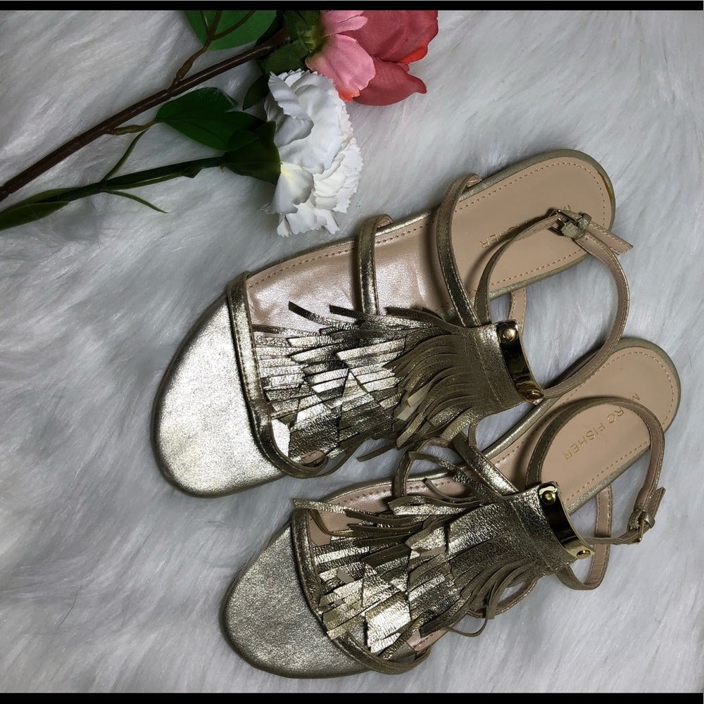 Marc Fisher Fringe Sandals